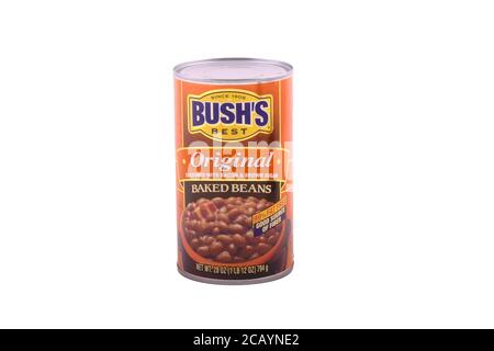 baked beans bushs homestyle usa alamy bush