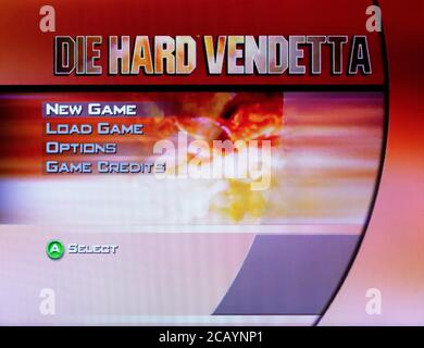 Die Hard Vendetta - Nintendo Gamecube Videogame - Editorial use only Stock Photo