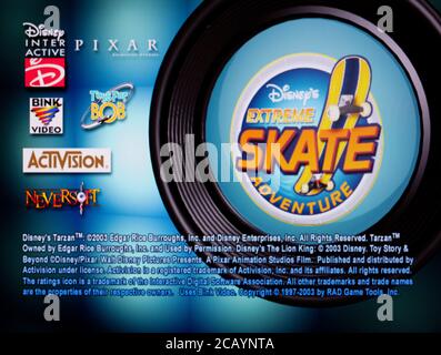 Disney's Extreme Skate Adventure - Nintendo Gamecube Videogame - Editorial use only Stock Photo