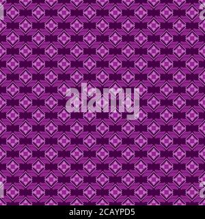 abstract diamond-shaped seamless pattern on a purple background. Vector image Stock Vector
