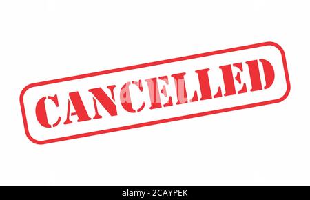 Cancelled Stamp illustration Stock Vector