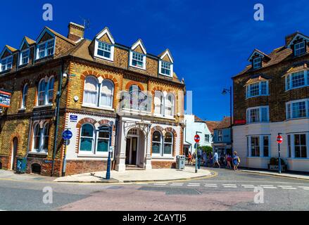 Exterior of The Duke of Cumberland Hotel, Whitestable, Kent, UK Stock Photo