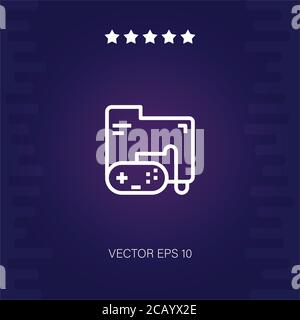 control vector icon modern illustration Stock Vector
