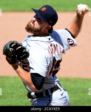 Pittsburgh, United States. 09th Aug, 2020. Detroit Tigers relief