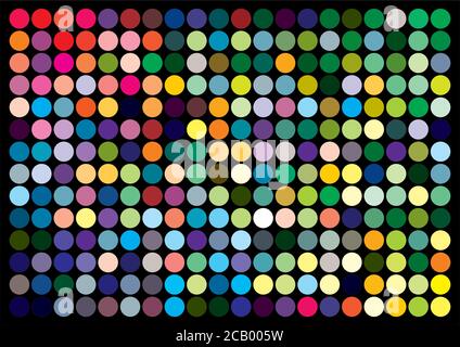 Background of colored circles, Abstract colorful circles background Stock Vector