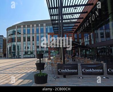 Time Square,Warrington,Cheshire,England,UK, new Vinci Construction development,retail and market place