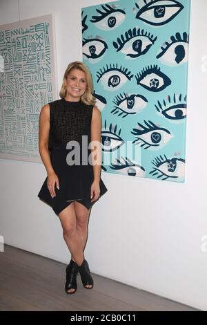 Natalie Bassingthwaighte attends the Twinings Design Showcase at The Olsen Irwin Gallery, Woollahra. Stock Photo