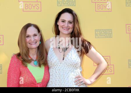 LOS ANGELES - JUN 30:  Beth Grant, Mary Chieffo at the 'Good Boys' Play Opening Arrivals at the Pasadena Playhouse on June 30, 2019 in Pasadena, CA Stock Photo