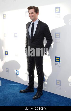 LOS ANGELES - MAR 30:  Luke Macfarlane at the Human Rights Campaign 2019 Los Angeles Dinner  at the JW Marriott Los Angeles at L.A. LIVE on March 30, 2019 in Los Angeles, CA Stock Photo