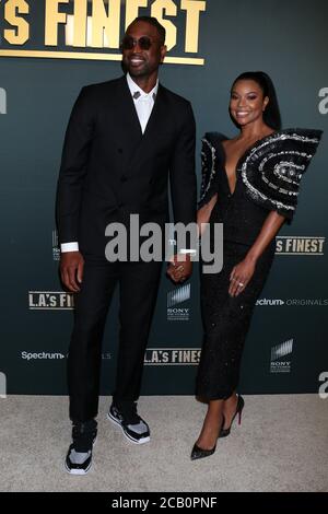 LOS ANGELES - MAY 10:  Dwayne Wade, Gabrielle Union at the 'L.A.'s Finest' TV Show Premiere at the Sunset Tower Hotel on May 10, 2019 in West Hollywood, CA Stock Photo