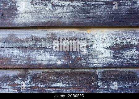 Weathered wet wood background texture with ripples, abstract lines and shapes. Stock Photo
