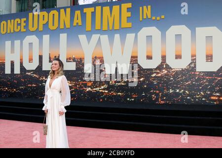 LOS ANGELES - JUL 22:  Margot Robbie at the 'Once Upon a Time in Hollywood' Premiere at the TCL Chinese Theater IMAX on July 22, 2019 in Los Angeles, CA Stock Photo