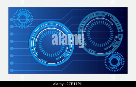 Technology Background layout Template Design.Digital technology banner blue background concept Abstract Background.Internet information and texture.