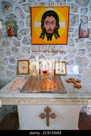 Albanian-Udi Jotari Church, Nidzh-Nij Village, Azerbaijan, Middle East Stock Photo