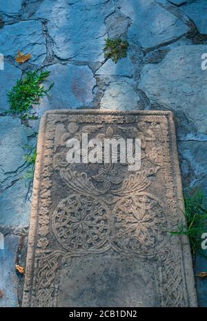 Albanian-Udi Jotari Church, Nidzh-Nij Village, Azerbaijan, Middle East Stock Photo