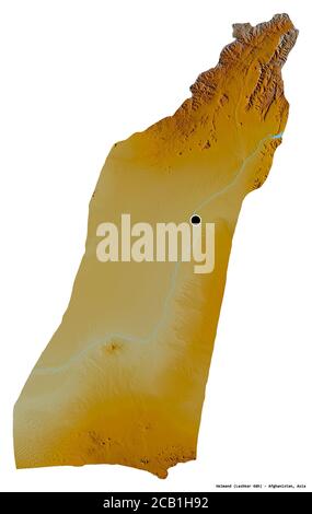 Helmand Map Shape of Helmand, province of Afghanistan, and its capital. Distance ...