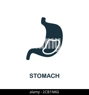 Stomach icon. Simple element from internal organs collection. Creative Stomach icon for web design, templates, infographics and more Stock Vector