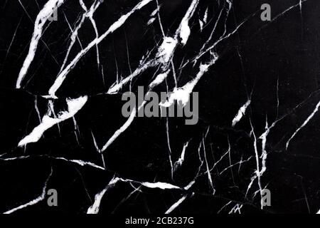 Natural marble background in adorable black and white colors. Stock Photo