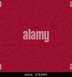 Red grunge felt useful for christmas background. Seamless square texture, tile ready. Stock Photo