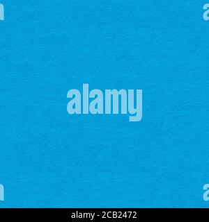 Blue paper texture. Seamless square background, tile ready. Stock Photo