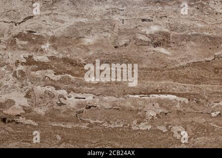 Travertine stone material texture useful as a background. Stock Photo