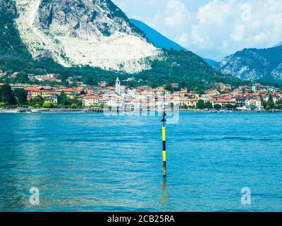 The city of Baveno, Lago Maggiore/Italy Stock Photo