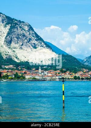 The city of Baveno, Lago Maggiore/Italy Stock Photo