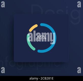 Vector graphics mobile infographics with three options. Template for creating mobile applications, workflow layout, diagram, banner, web design Stock Vector