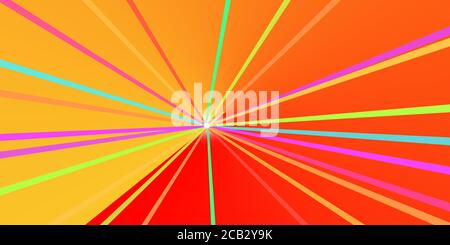 beautiful pâttern colorful rays with glowing sun, get sale abstract presentation hot product get sold orange sun rays background, attractive page f Stock Photo