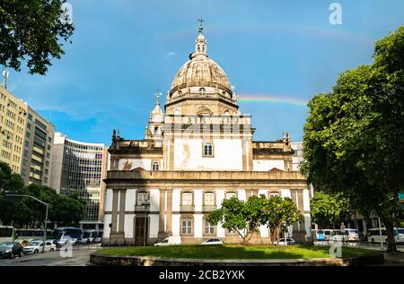 Candelaria Church in Rio de Janeiro, Brazil Stock Photo