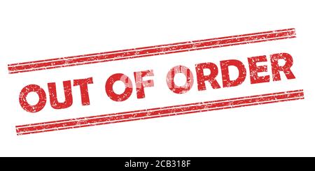 Rubber Stamps With Text Out Of Order Inside Illustration Royalty Free SVG,  Cliparts, Vectors, and Stock Illustration. Image 32441704.