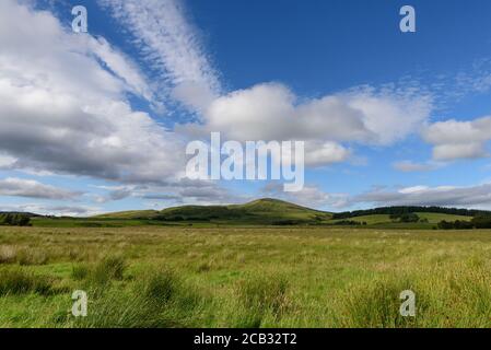 The Pentlands from near West Linton in the Scottish Borders Stock Photo