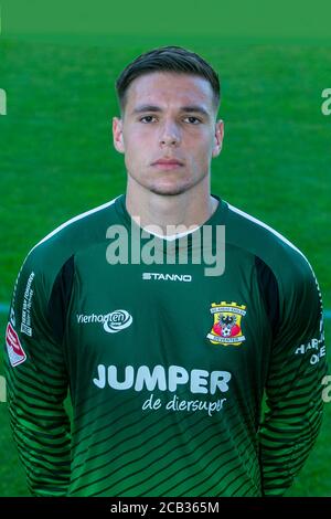 DEVENTER, Photocall Go Ahead Eagles, Stadium De Adelaarshorst, 06-08-2020 , season 2020 - 2021 , Dutch Keuken Kampioen Divisie. GA Eagles goalkeeper Jay Gorter Stock Photo