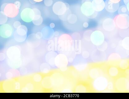 Multi colored background. Defocused abstract picture with bokeh  Stock Photo