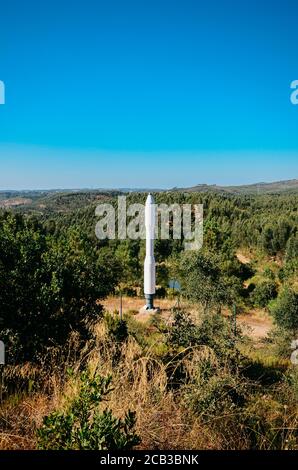 Space rocket a special astrophysical observatory located in Constancia, Santarem, Portugal