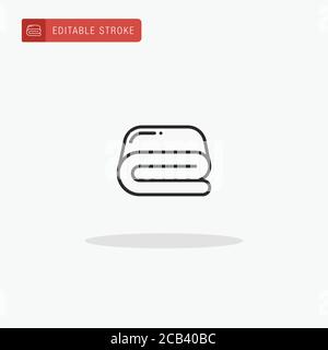 Bed Sheets icon vector. Bed Sheets icon for presentation. Stock Vector