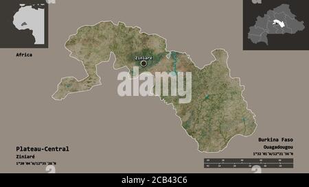 Shape of Brazil with its capital isolated on a solid color background.  Bilevel elevation map. 3D rendering Stock Photo - Alamy