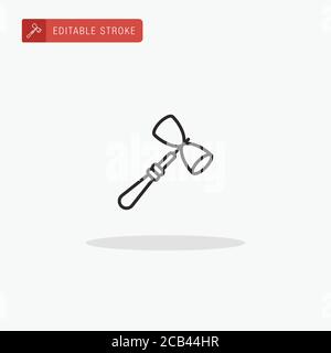 Jigger icon vector. Jigger icon for presentation. Stock Vector