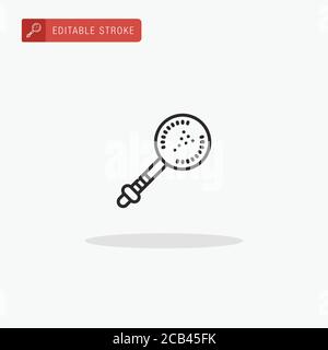 Strainer icon vector. Strainer icon for presentation. Stock Vector