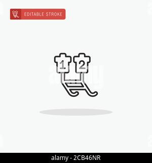 Ram icon vector. Ram icon for presentation. Stock Vector