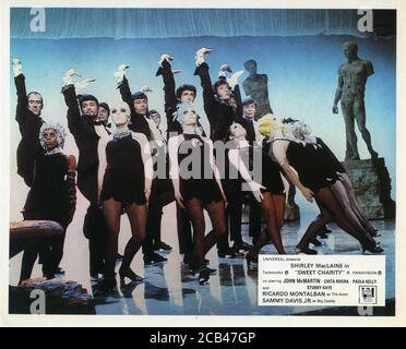 Rich Man's Frug production number in SWEET CHARITY 1969 director / choreographer BOB FOSSE writers Neil Simon Peter Stone Federico Fellini music Cy Coleman lyrics Dorothy Fields costumes Edith Head Universal Pictures Stock Photo