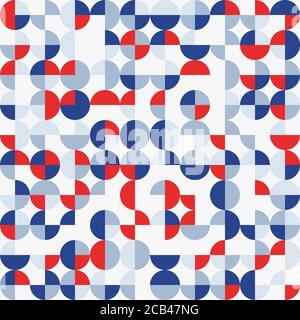 Abstract geometric background, random coloring. Seamless vector pattern. Colorful mosaic illustration. Perfect for wrapping paper, wallpaper, fabric d Stock Vector