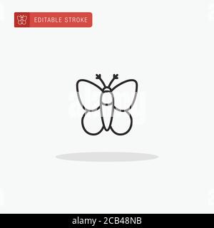 Silk Fabric icon vector. Silk Fabric icon for presentation. Stock Vector