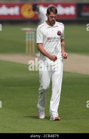 CHESTER LE STREET, ENGLAND. AUGUST 10TH 2020. Lancashire's Tom Bailey during the The Bob Willis Trophy match between Durham County Cricket Club and Lancashire at Emirates Riverside, Chester le Street (Credit: Mark Fletcher | MI News) Credit: MI News & Sport /Alamy Live News Stock Photo