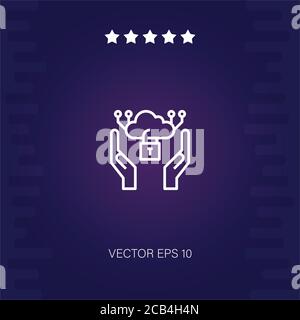 regtech vector icon modern illustration Stock Vector