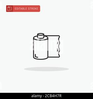 Fabric icon vector. Fabric icon for presentation. Stock Vector