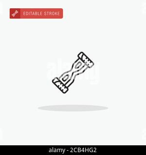 Hoverboard icon vector. Hoverboard icon for presentation. Stock Vector