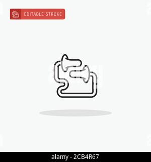 Ear Plug icon vector. Ear Plug icon for presentation. Stock Vector