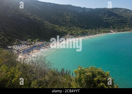 Praia do Forno beach, Arraial do Cabo, Brazil Stock Photo