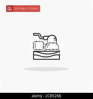 Sander icon vector. Sander icon for presentation. Stock Vector